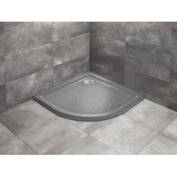 Cadita dus Radaway Doros A Stone Anthracite 90x90xH4.5 cm