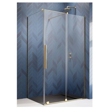 Cabina de dus cu usa glisanta Radaway 90x70cm Furo Gold KDJ profi auriu