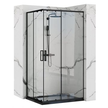 Cabina de dus Rea 80x100 cm Punto Negru