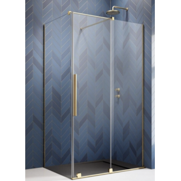 Cabina dus Radaway 90x90 cm Furo Gold KDJ cu usa glisanta auriu