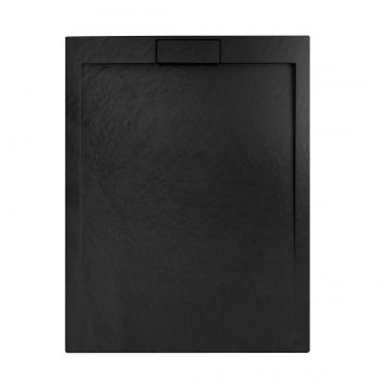 Cadita de dus Rea Grand Black 90x90 cm