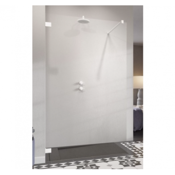 Paravan dus Walk-In Radaway 100 cm Essenza Pro White Alb