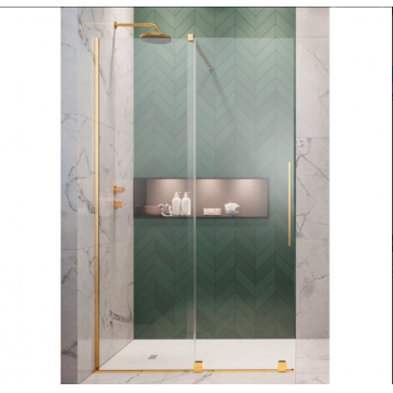 Paravan dus Radaway 150 cm Furo Gold Walk-In auriu