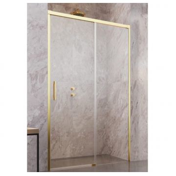 Usa dus glisanta Radaway 100 cm Idea Gold auriu