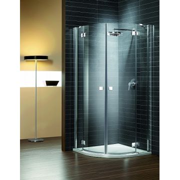 Cabina de dus semirotunda asimetrica Radaway Almatea PDD 100x80cm la reducere