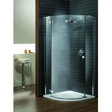 Cabina de dus semirotunda Radaway Almatea PDJ 90x90cm deschidere stanga la reducere