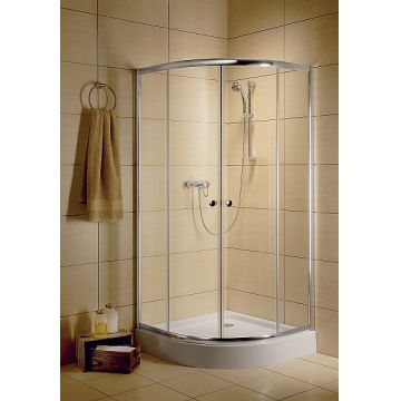 Cabina de dus semirotunda Radaway Classic A 80x80 cm