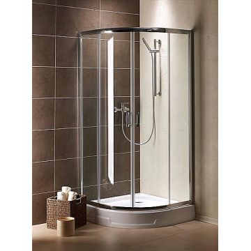 Cabina de dus semirotunda Radaway Premium Plus A 1900 100x100 cm la reducere