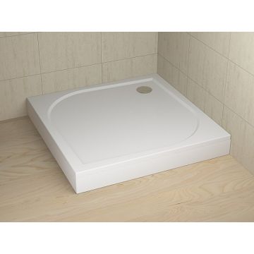 Cadita de dus patrata Radaway Delos C 90x90cm cu panou frontal