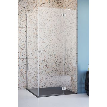 Cabina de dus dreptunghiulara Radaway Torrenta KDJ 80x100cm orientare dreapta profile crom la reducere