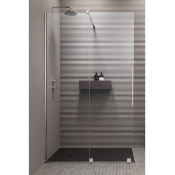 Cabina de dus tip Walk-in Radaway Furo 100 cm orientare stanga la reducere