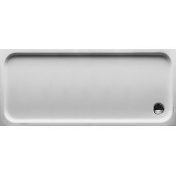 Cadita de dus dreptunghiulara Duravit D-Code 170x75cm acril alb
