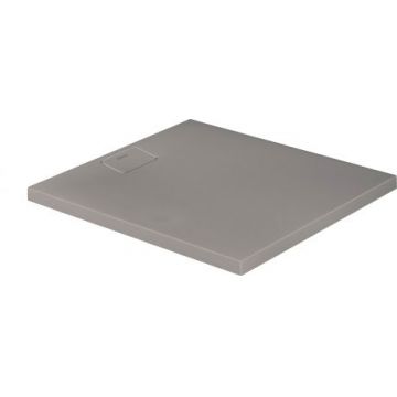 Cadita de dus dreptunghiulara Duravit Stonetto 90x100 cm compozit gri concrete