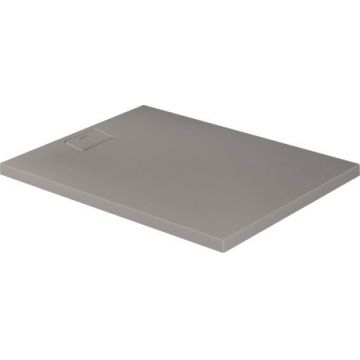 Cadita de dus dreptunghiulara Duravit Stonetto 90x120 cm compozit gri concrete