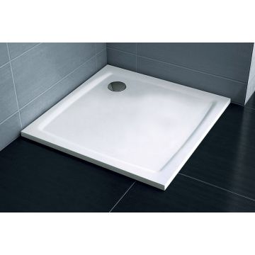 Cadita de dus patrata Ravak Perseus Pro Flat 80x80cm alb