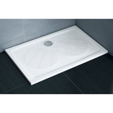 Cadita de dus rectangulara Ravak Gigant Pro 120x80cm alb