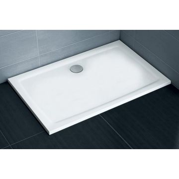 Cadita de dus rectangulara Ravak Gigant Pro Flat 100x80cm alb