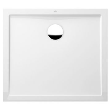 Cadita de dus rectangulara Villeroy & Boch Futurion Flat 100x80cm alb