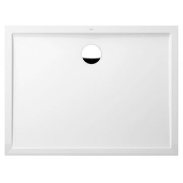 Cadita de dus rectangulara Villeroy & Boch Futurion Flat 120x80cm alb