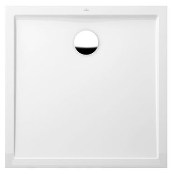 Cadita de dus rectangulara Villeroy & Boch Futurion Flat 90x90cm alb