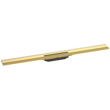 Capac rigola de pardoseala Hansgrohe RainDrain Flex 90cm montaj la perete gold optic lustruit