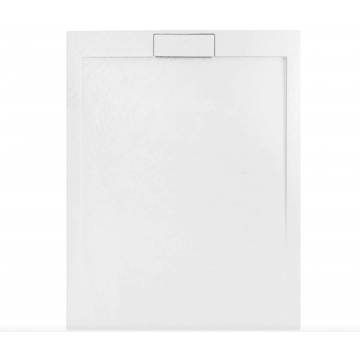 Cadita de dus Rea Grand White 80x100 cm alb