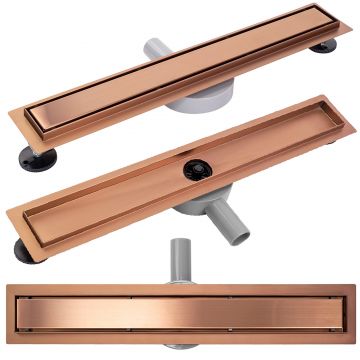 Drenaj liniar Rea Pure Neo brushed copper 60