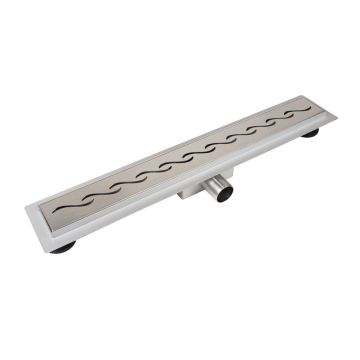 Set rigola pentru dus plus capac 100 cm Balneo Decor Next Wave inox periat