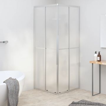 vidaXL Cabină de duș, 80x80x180 cm, ESG mat