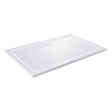 Cadita de dus Grohe 140x90x3cm acril alb