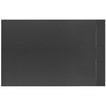 Cadita de dus Rea Bazalt 90x120 Negru Mat