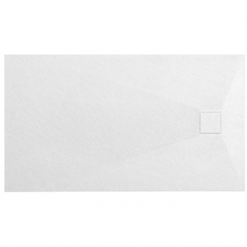 Cadita de dus Rea Magnum 120x80 cm Alb Mat