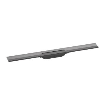 Capac pentru rigola de dus Hansgrohe RainDrain Flex ajustabil 80 cm negru - crom periat