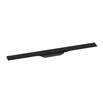 Capac pentru rigola de dus Hansgrohe RainDrain Flex ajustabil negru mat 80 cm