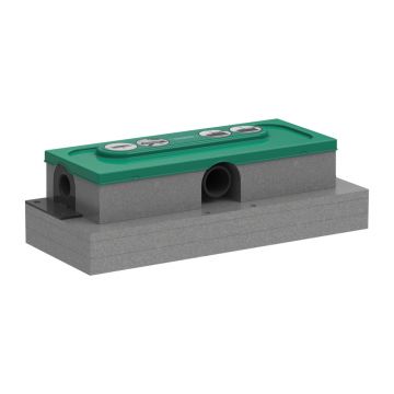 Rigola pentru dus Hansgrohe uBox universal pentru instalare plata
